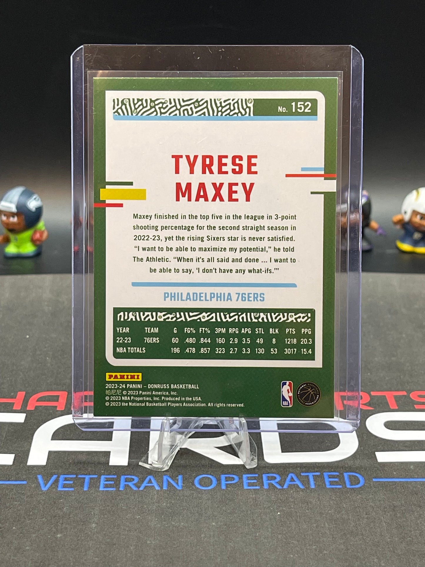 2023-24 Donruss Optic #152 Tyrese Maxey - Philadelphia 76ers