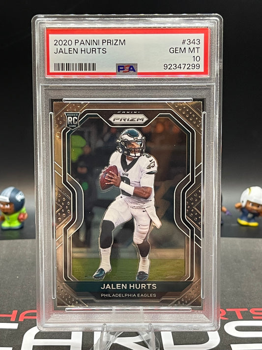 2020 Prizm Jalen Hurts Rookie PSA 10 RC